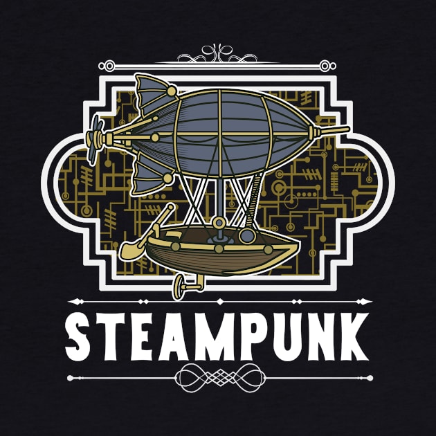 Steampunk Zepellin by Foxxy Merch